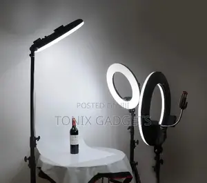 Rechargeable Led Selfie Ringlight + Tripod Stand- M45 18’’