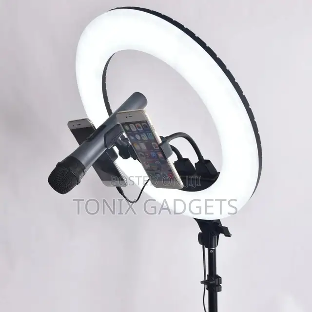 Rechargeable Led Selfie Ringlight + Tripod Stand- M45 18’’
