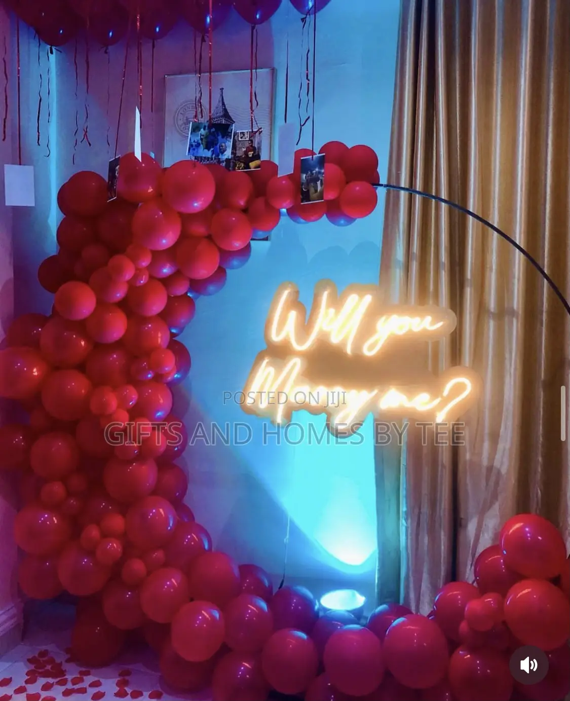 Cute Intimate Proposal Decor