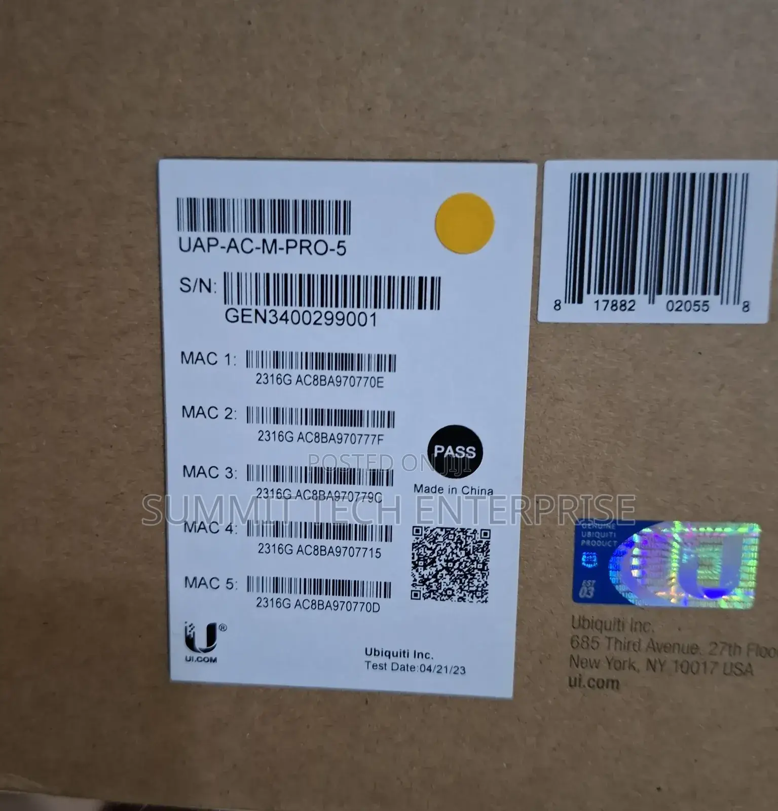 Ubiquiti Uap-Ac-M-Pro