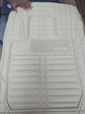 3D CREAM COLOR Floor Mats Protection Waterproof Dustproof
