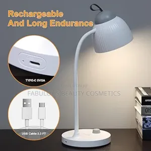 Minimalist LED Desk Lamp, Cordless/Rechargeable
