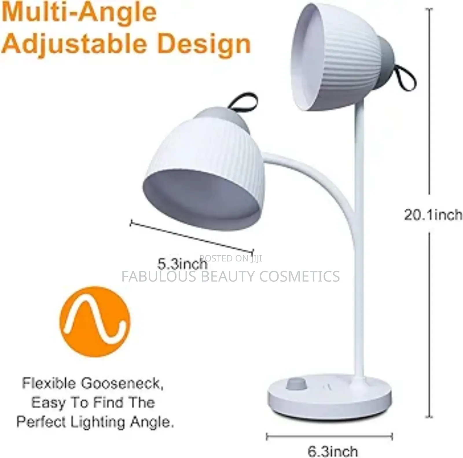 Minimalist LED Desk Lamp, Cordless/Rechargeable