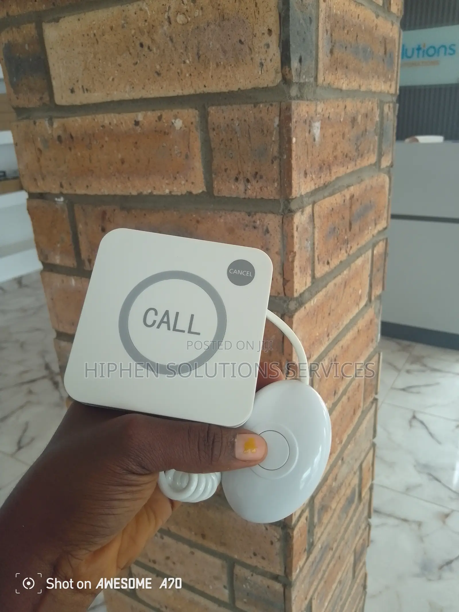 Calling System And Caregiver Pager For Elderly Seniors Resid