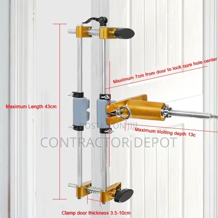 Kit Mortise Tool Hole Saw Opener
