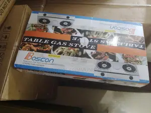 Two-Burner Boscon Table Top Gas Cooker (Bos-Gs012s)