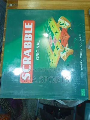 Scrabble Game With Tiles Protectors