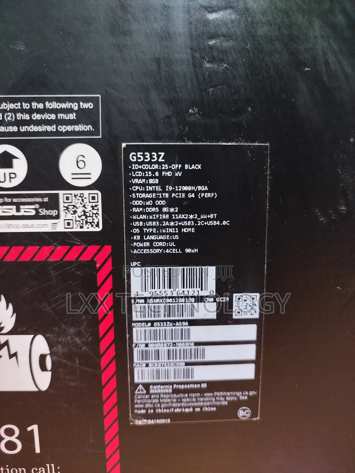Laptop Asus ROG Strix G15 16GB Intel Core i9 SSD 1T