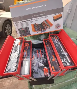 85pc of Tools Box With Metal Body