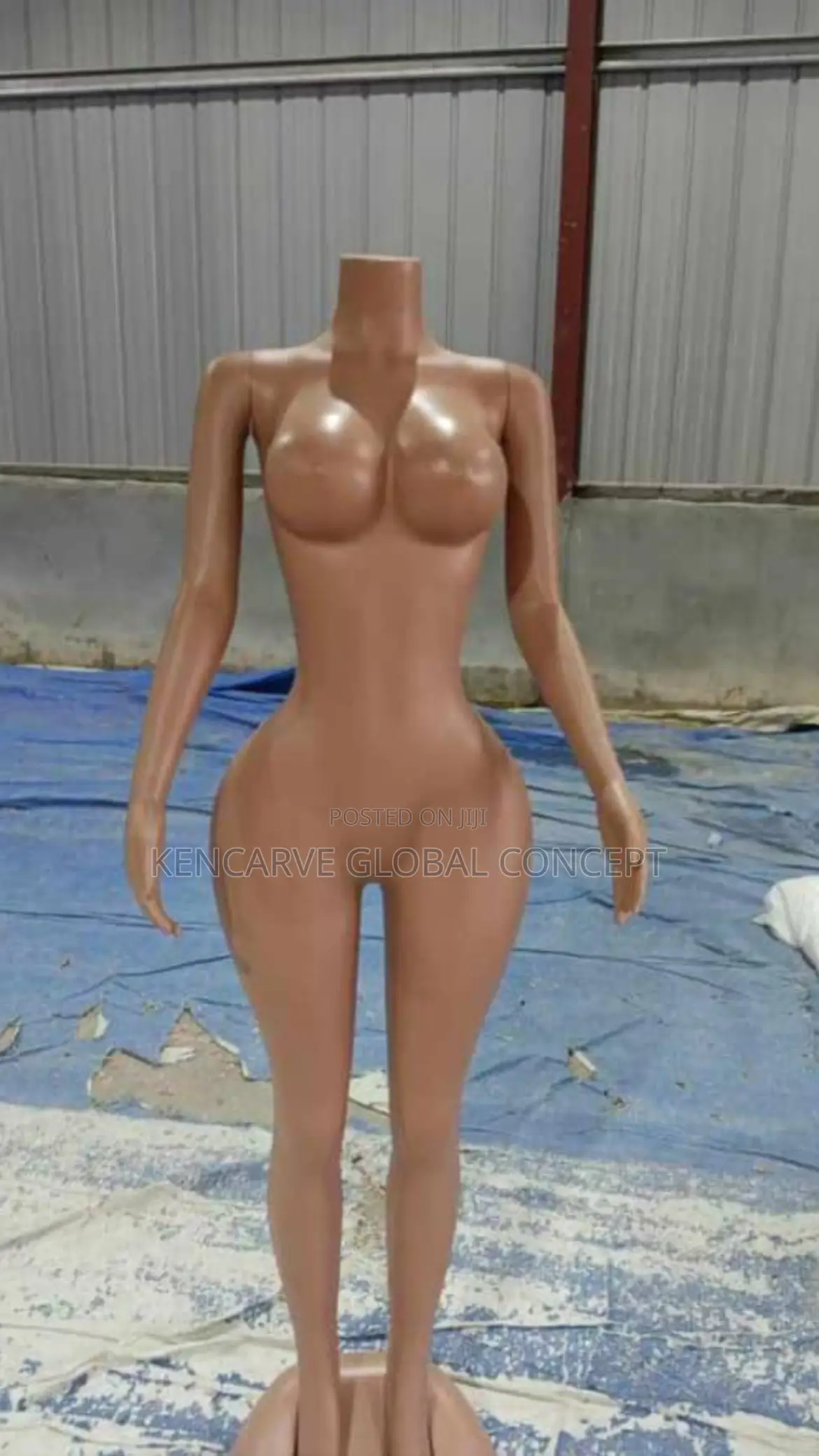 Female Full Body Mannequin Without Head (BIG HIPS )