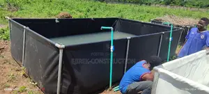 Mobile Tarpaulin Fish Pond (1500 Capacity Table Sizeoffish)