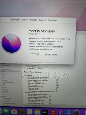 Laptop Apple MacBook 2018 16GB Intel Core I5 SSD 1T