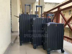 Set of Quality Aluminium Frame Travel Luggage