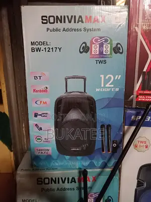 Photo - Sonivia Max 12" Public Address Speaker With 2 Wireless Mics