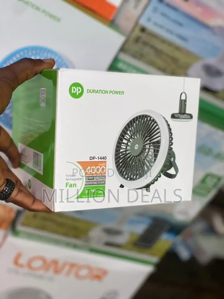 Trendy Cool Unique Desktop Rechargeable Fan