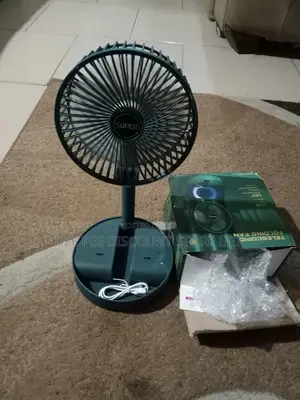 Desktop Rechargeable USB Fan Adjustable Portable Fan 3 Speed