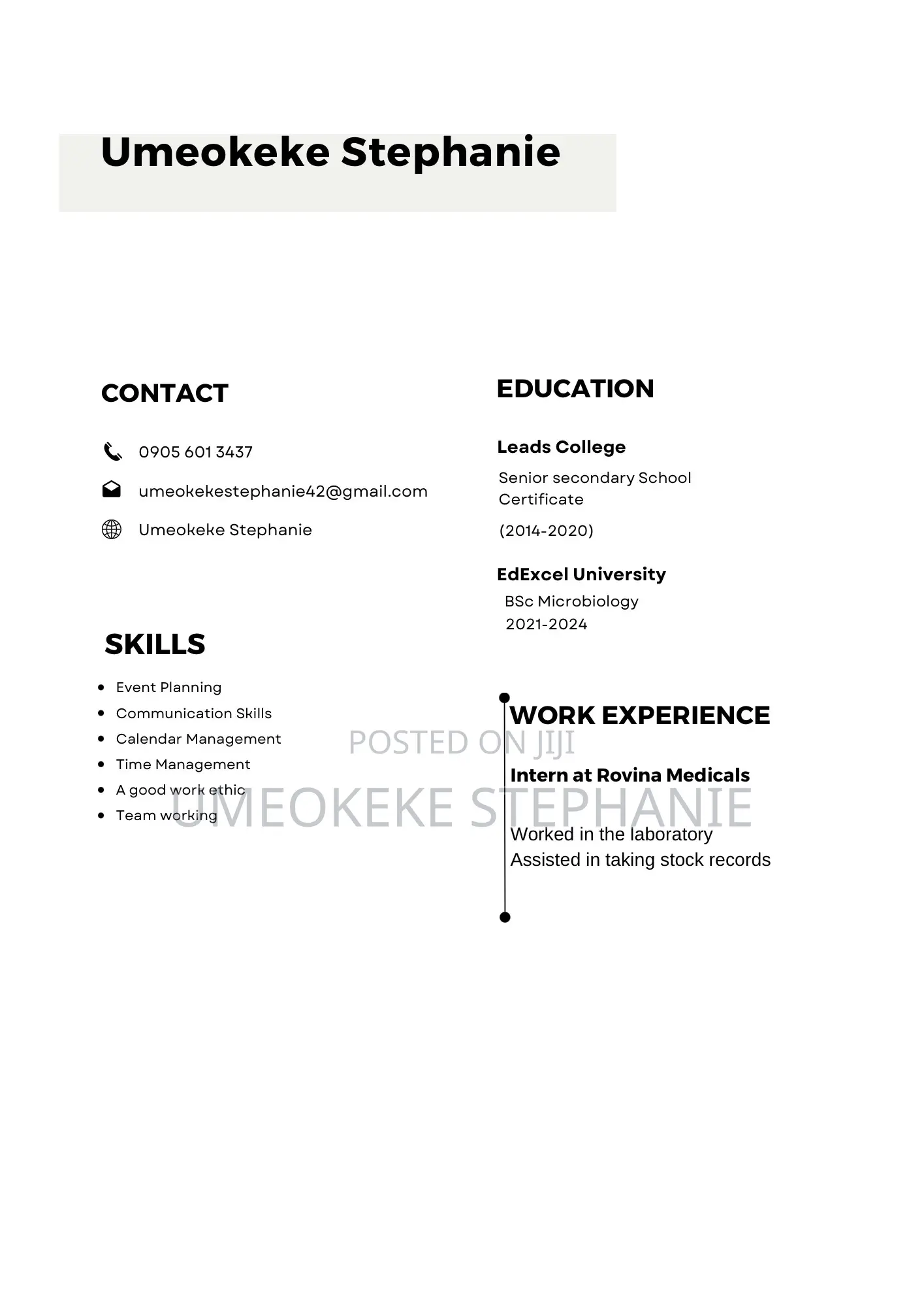 Management CV