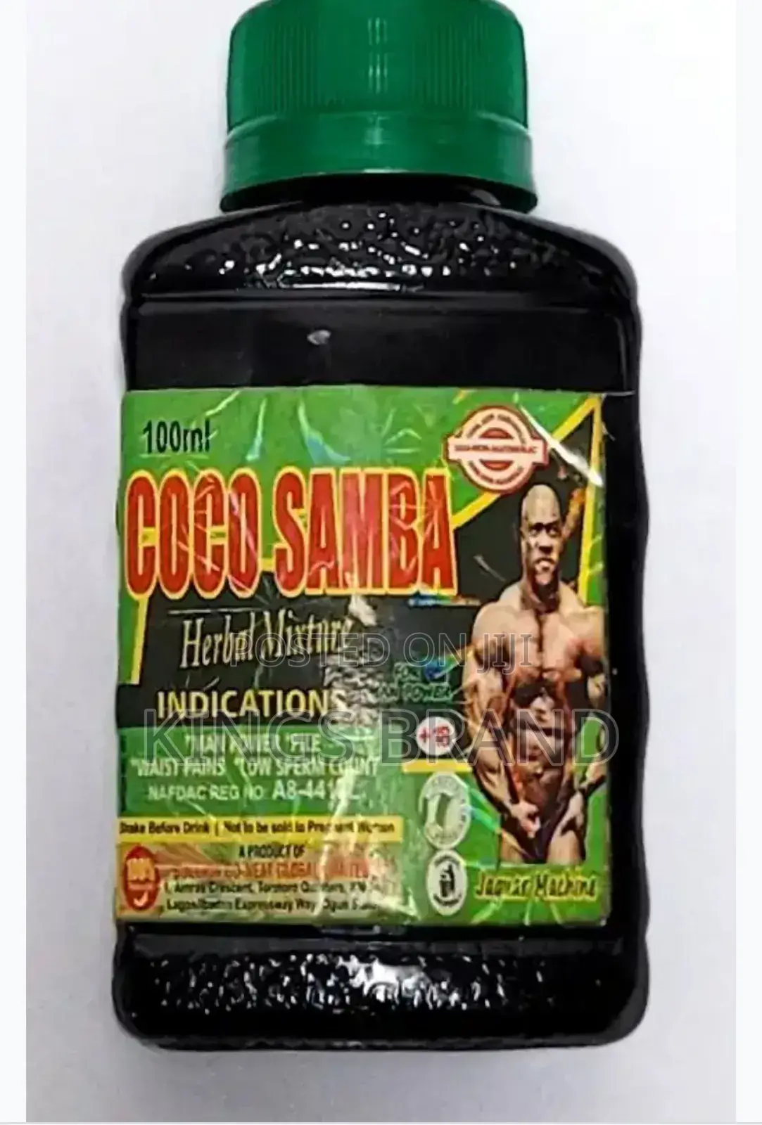 24 Bottles 100ml Coco Samba Manpower Root