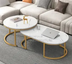 Modern Marble Top 2 in 1 Centre Table