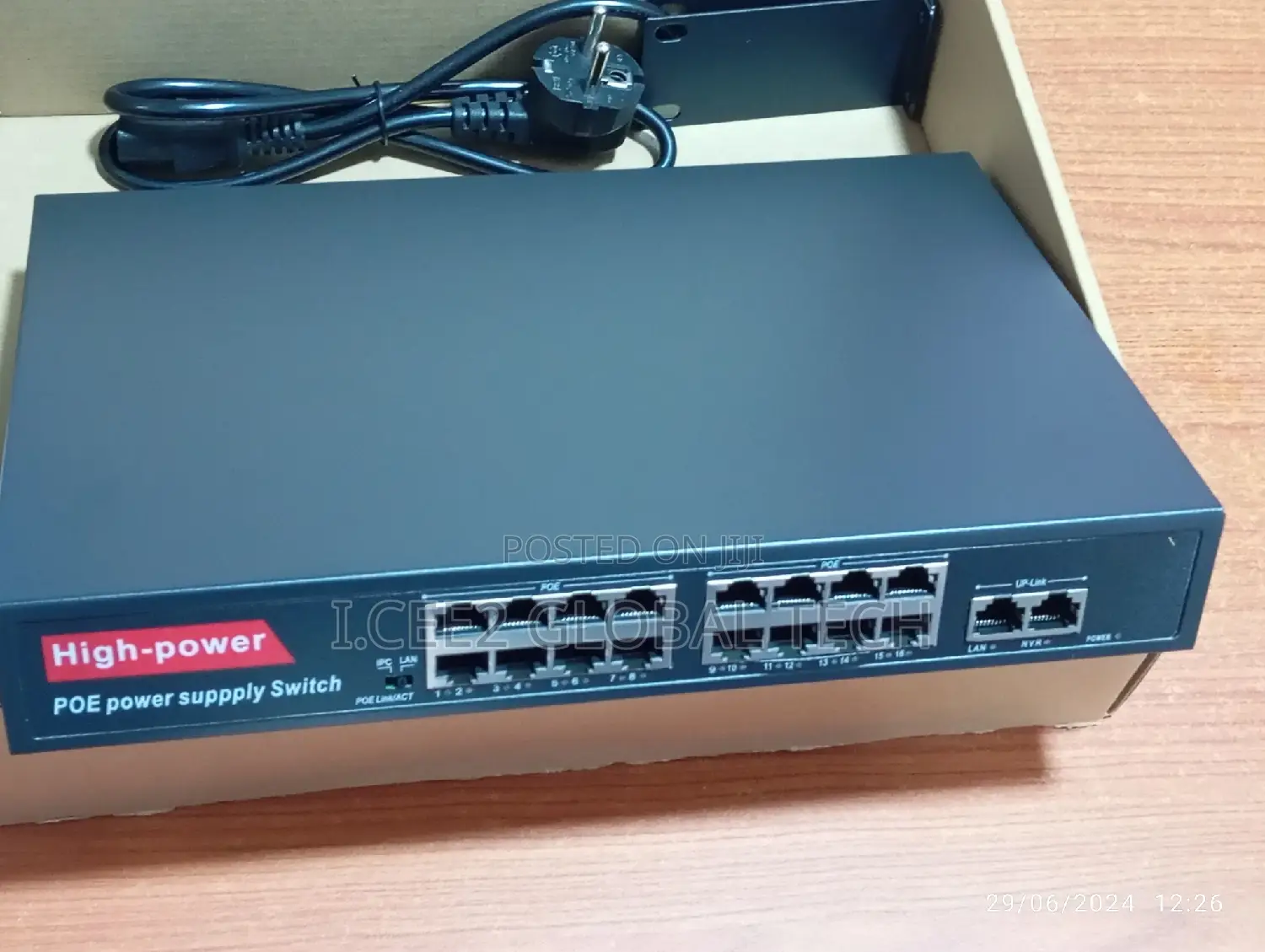 16 Port Poe Switch