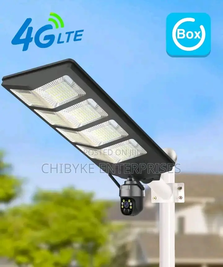 4g Solar Camera With Street Light