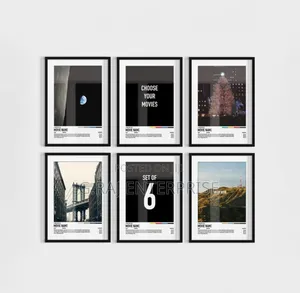 6sets of Cinematic Glass Frame 50% Down Payment