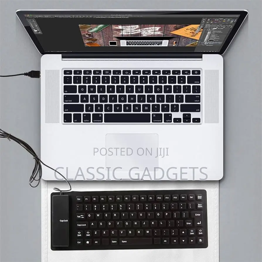 Flexible Silicone USB Mini Foldable Keyboard