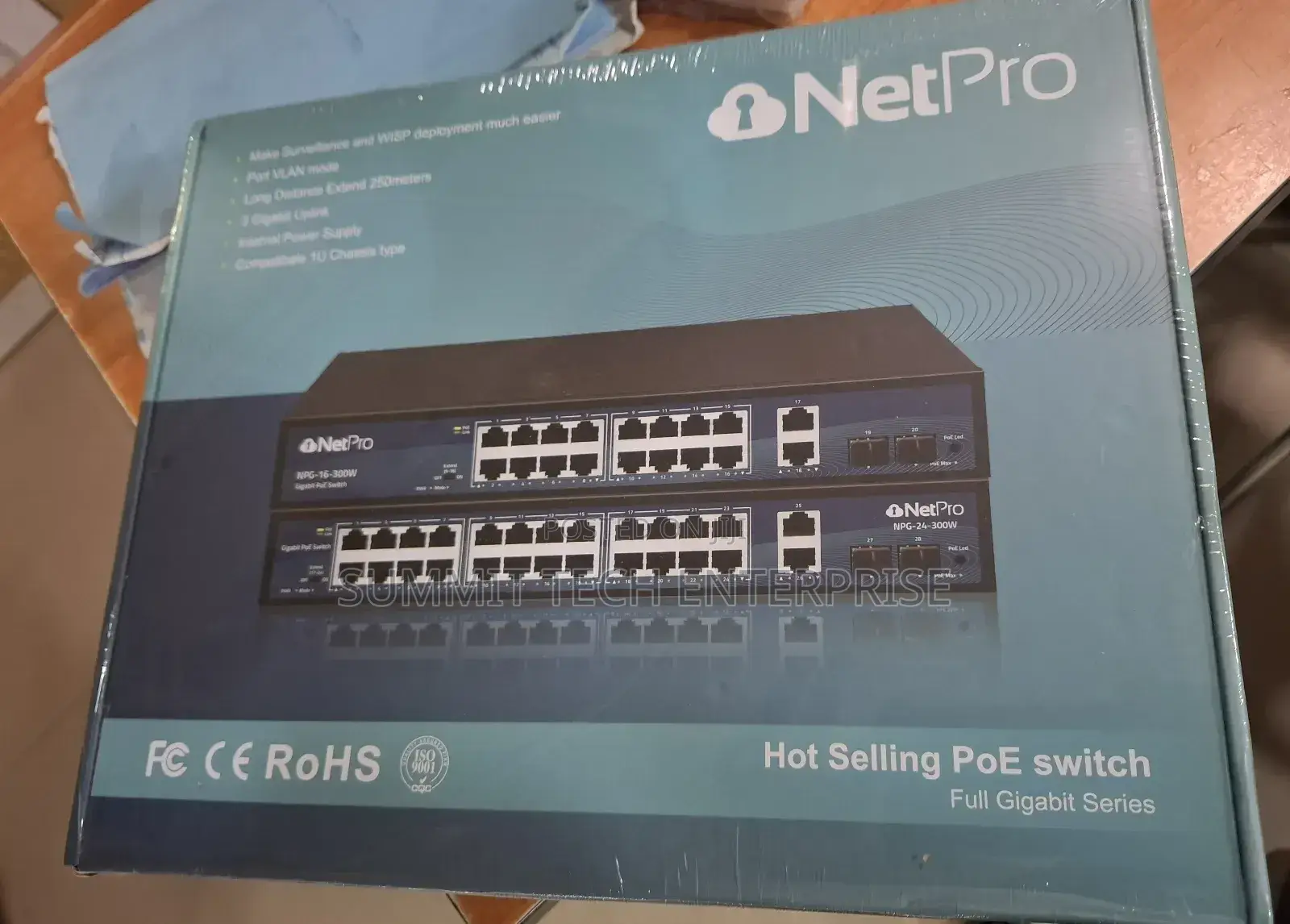 Netpro 16port Gigabit and Poe Switch