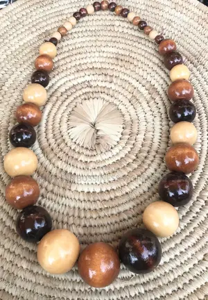Beautiful Beaded Necklace With Earrings