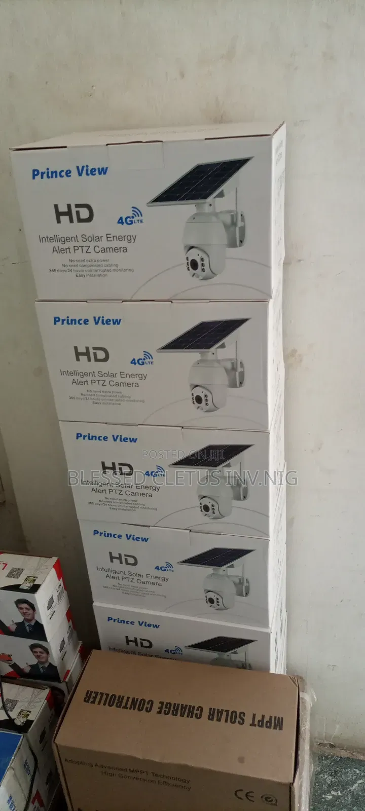 Intelligent Solar Energy Alerts IPTV Camera 4G Network SIM