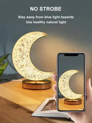 3D Rechargeable Moonlight Crystal Touch Home Decor