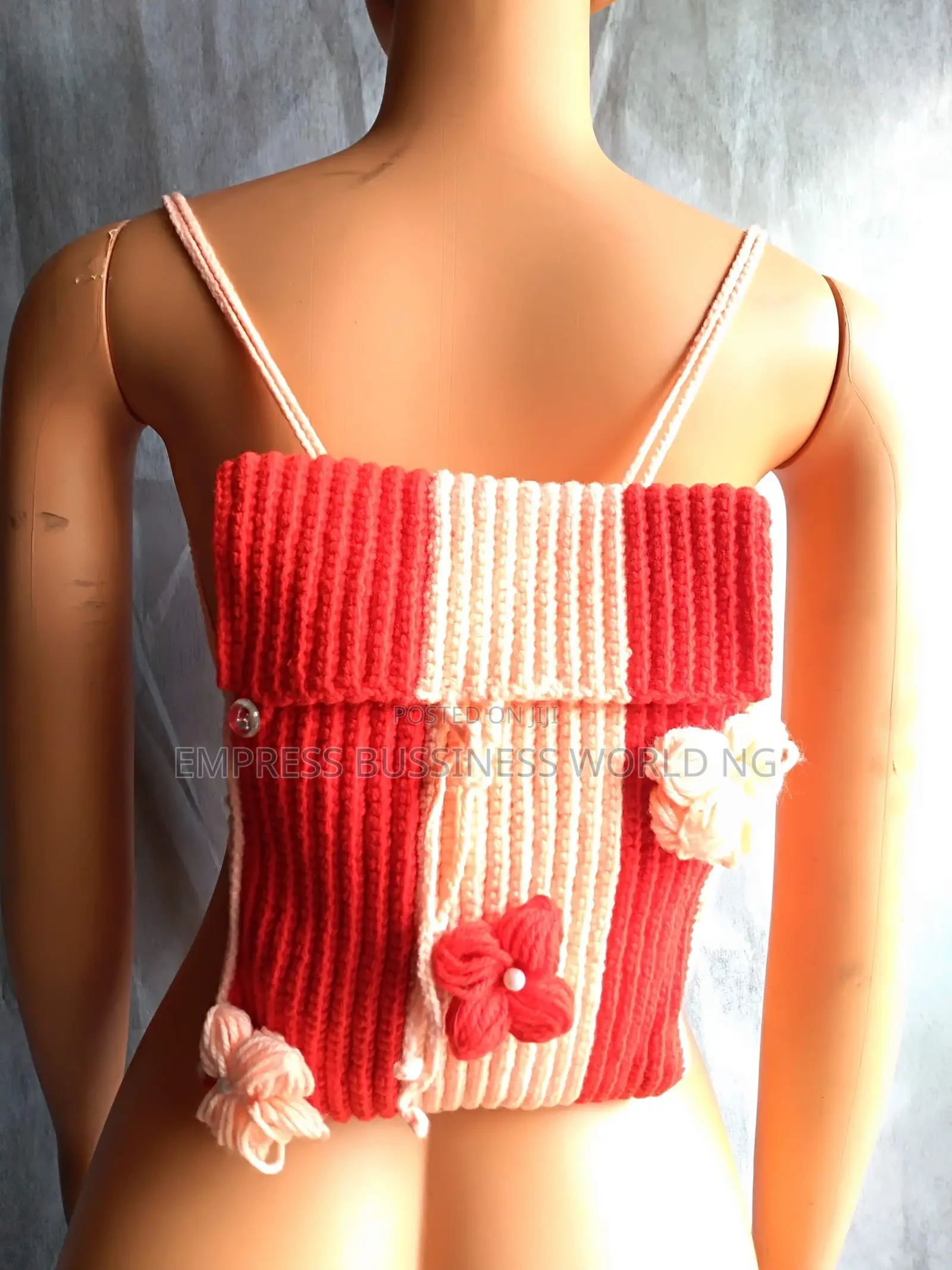 Wool Knitting Children School Bag
