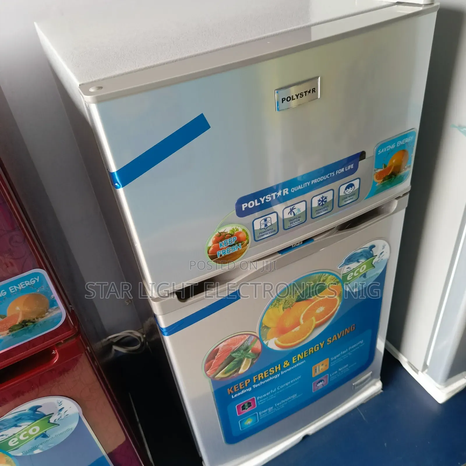 Double Door Refrigerator Polystar 1