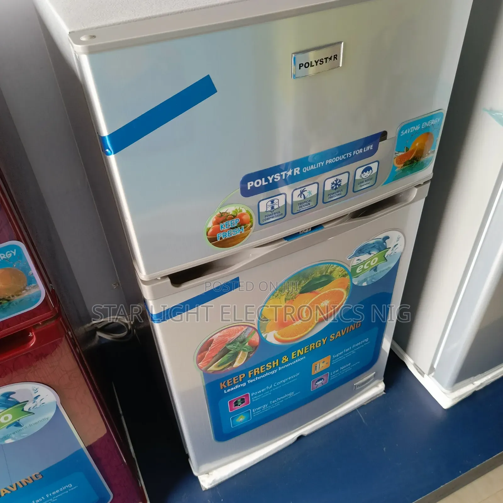 Double Door Refrigerator Polystar 1