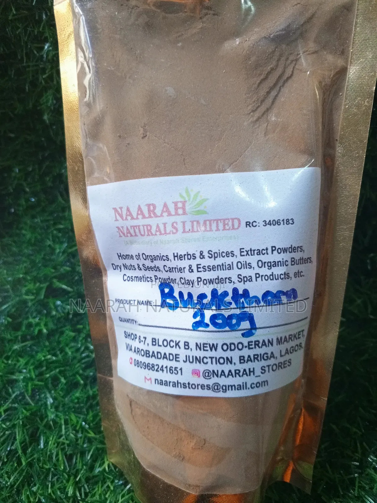 Buckthorn Bark Extract 250grms