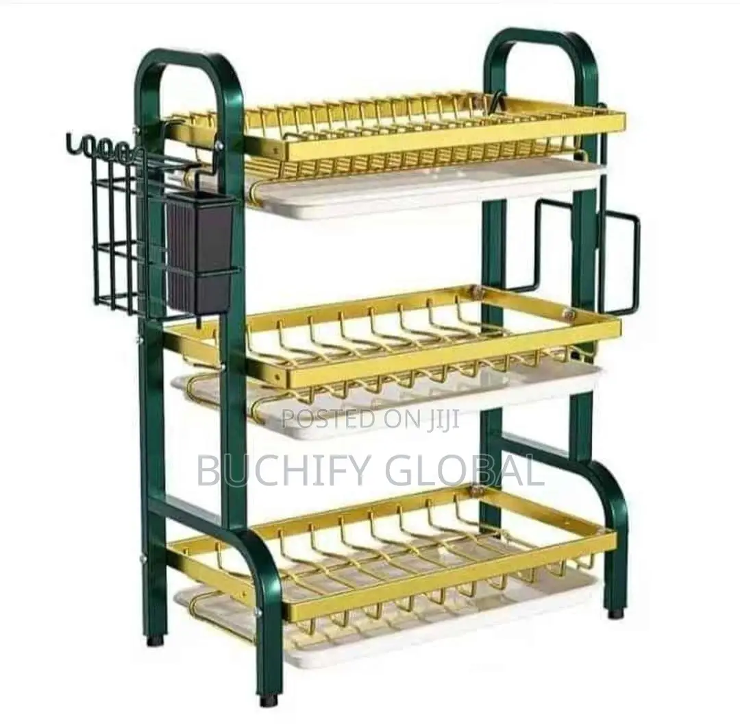 Kitchen Plate Rack 3 Layers