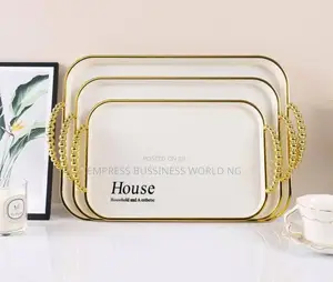 Elegant Acrylic Tray Set of 3