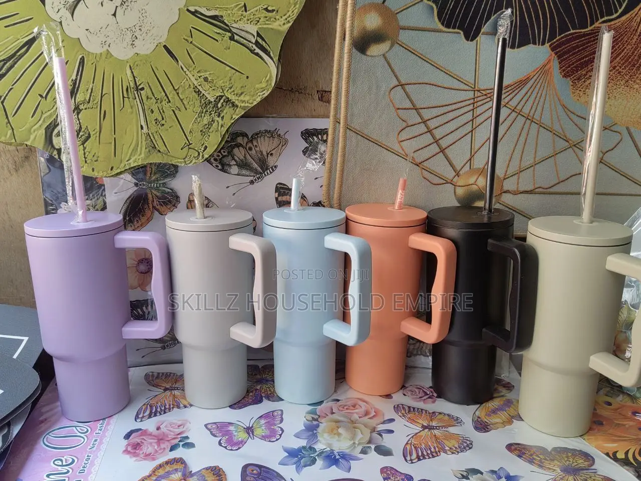 Plastic Mug With Straw
