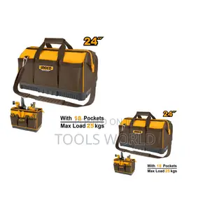 Ingco Htbg09 Tools Bag 24inch With Plastic Base