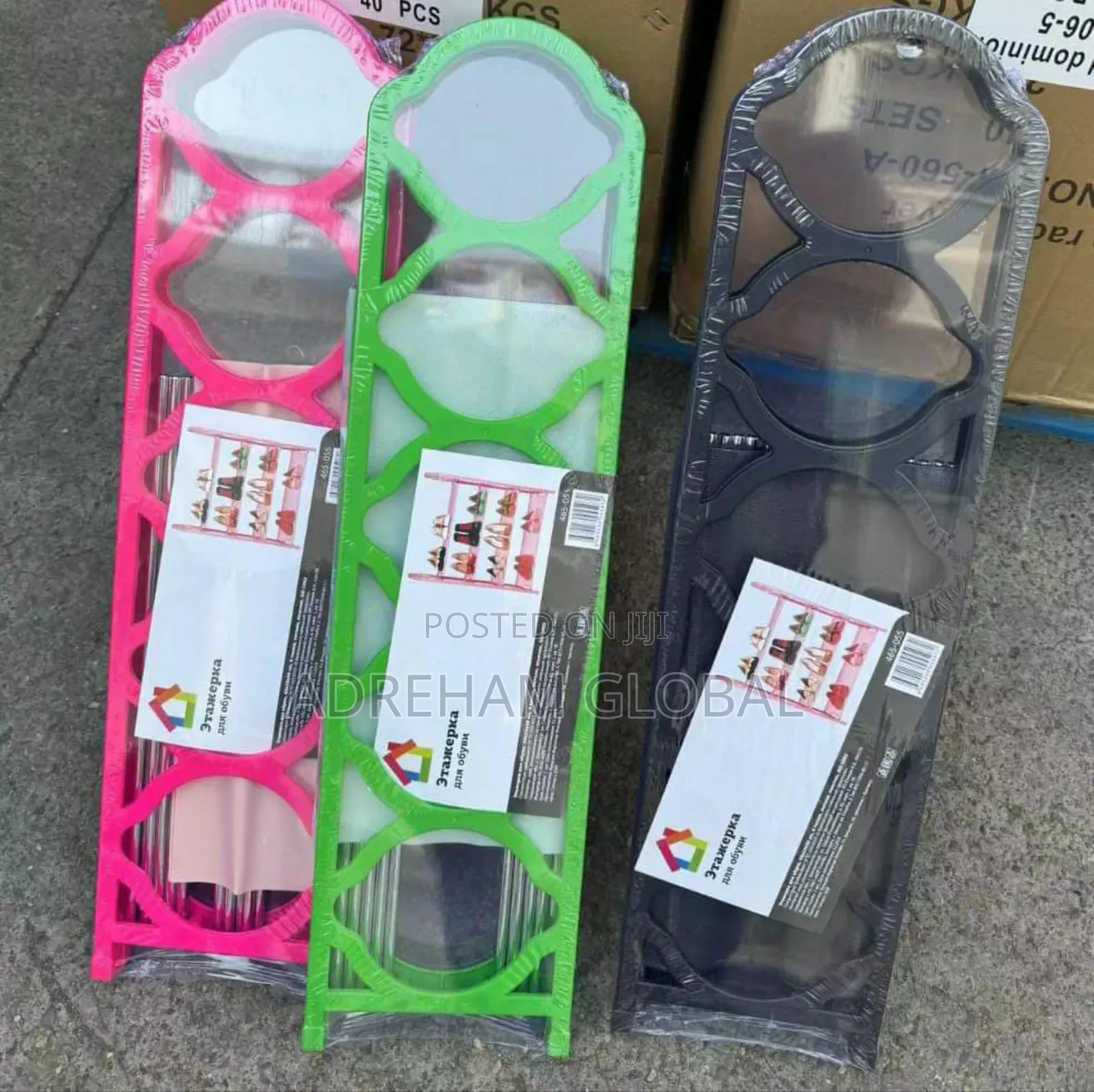 5layer Plastic Shoe Rack With Cloth