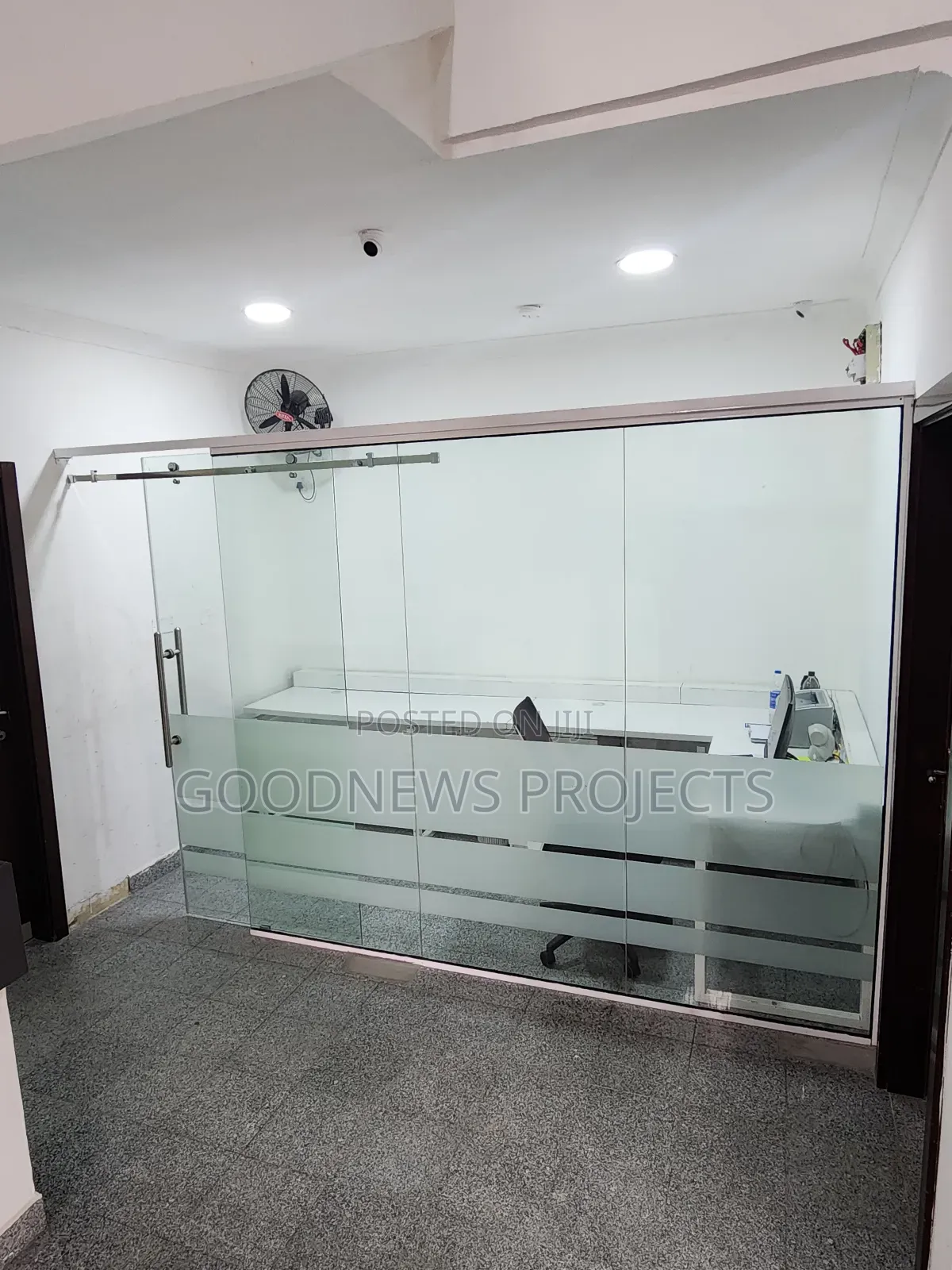 Office Frameless Glass Partition