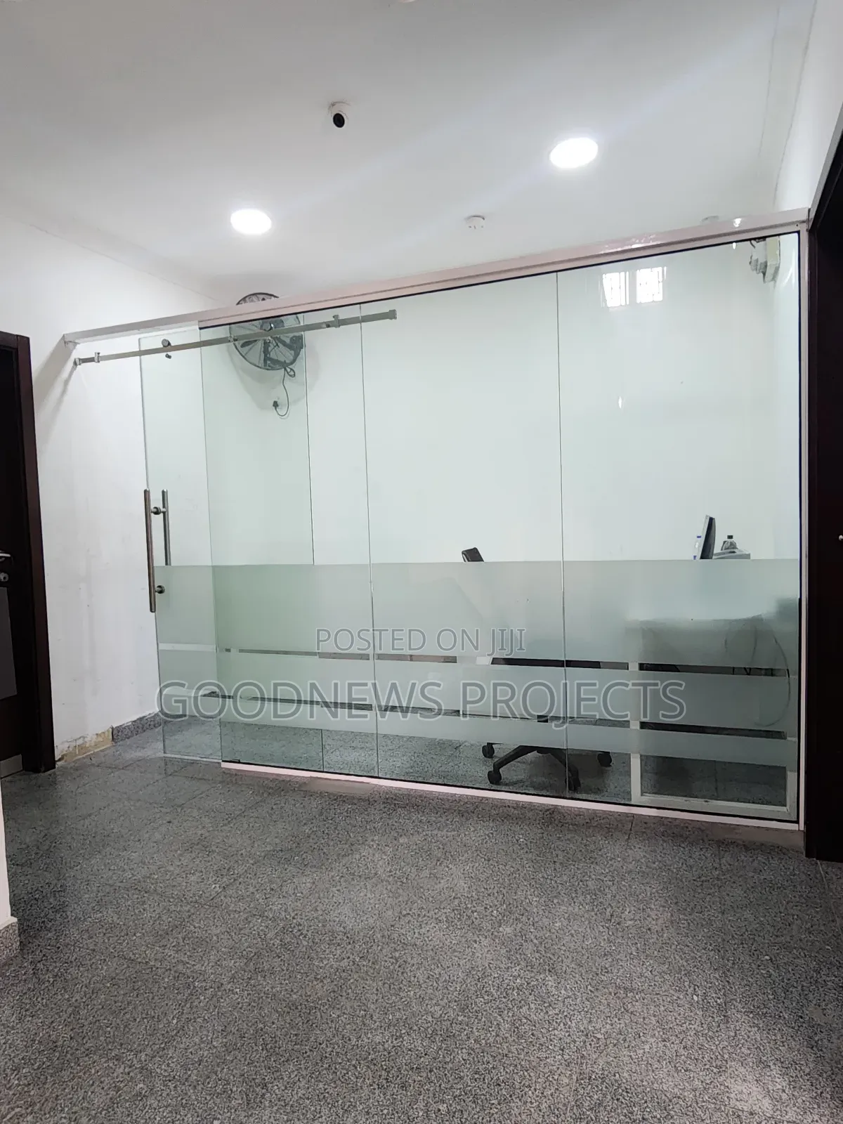 Office Frameless Glass Partition