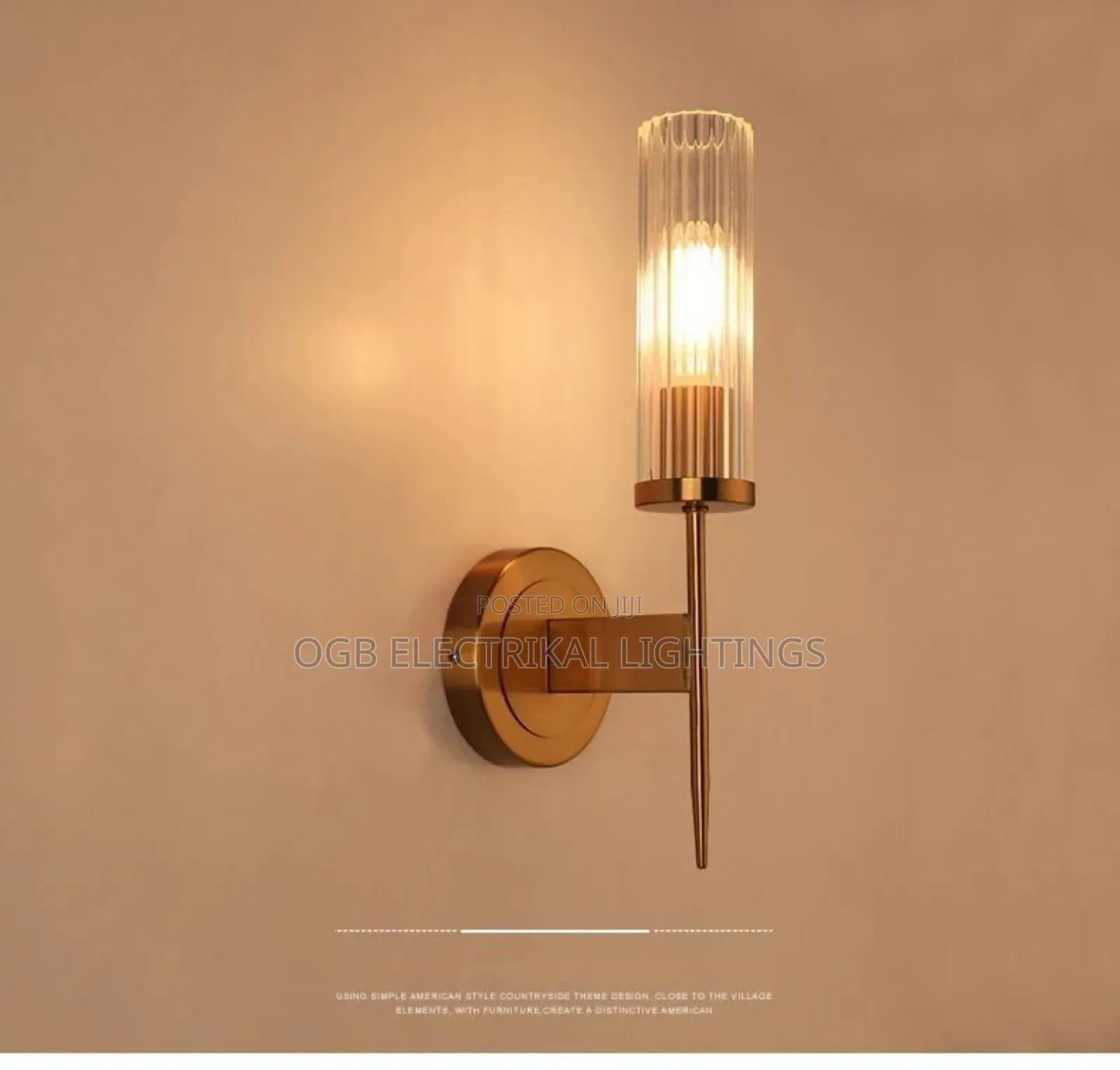Europe Golden Wall Lamp