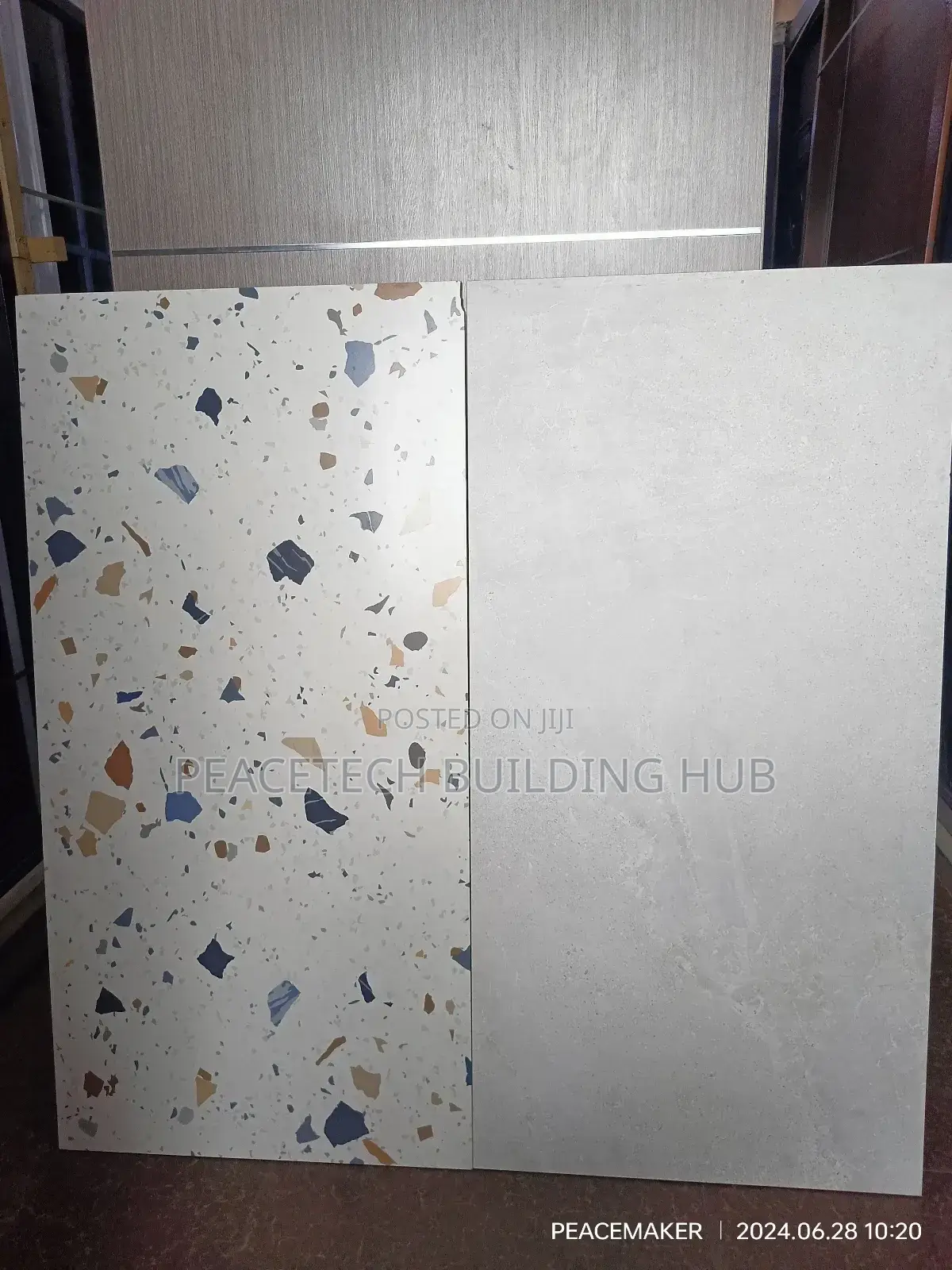 Terrazzo and Grey 60×120 Tiles