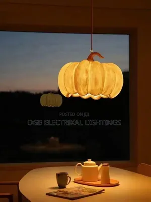 Japanese Style Pumpkin Pendant Lamp