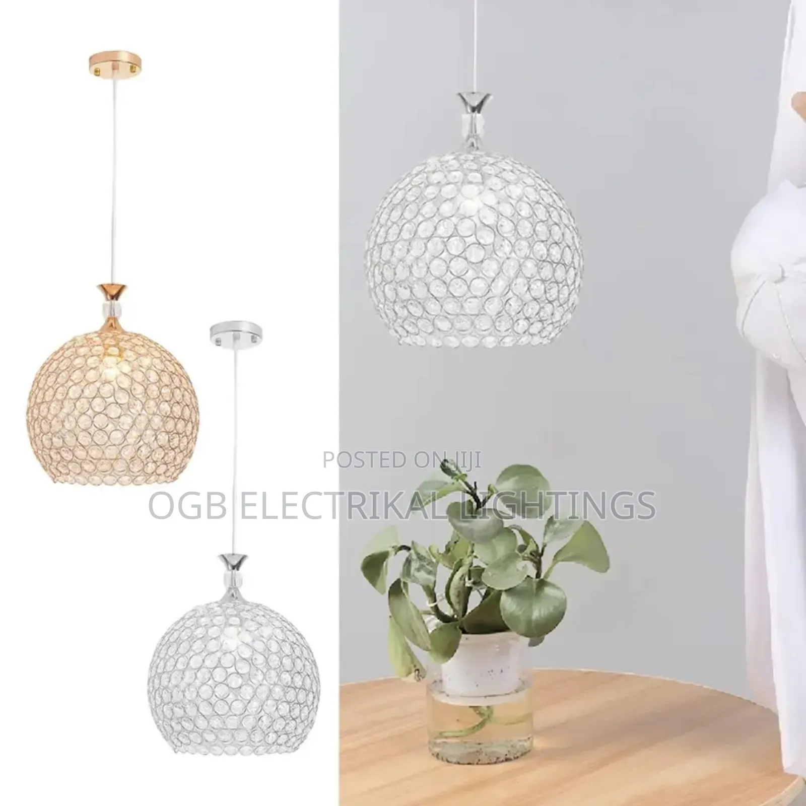 Crystal Ceiling Pendant Light