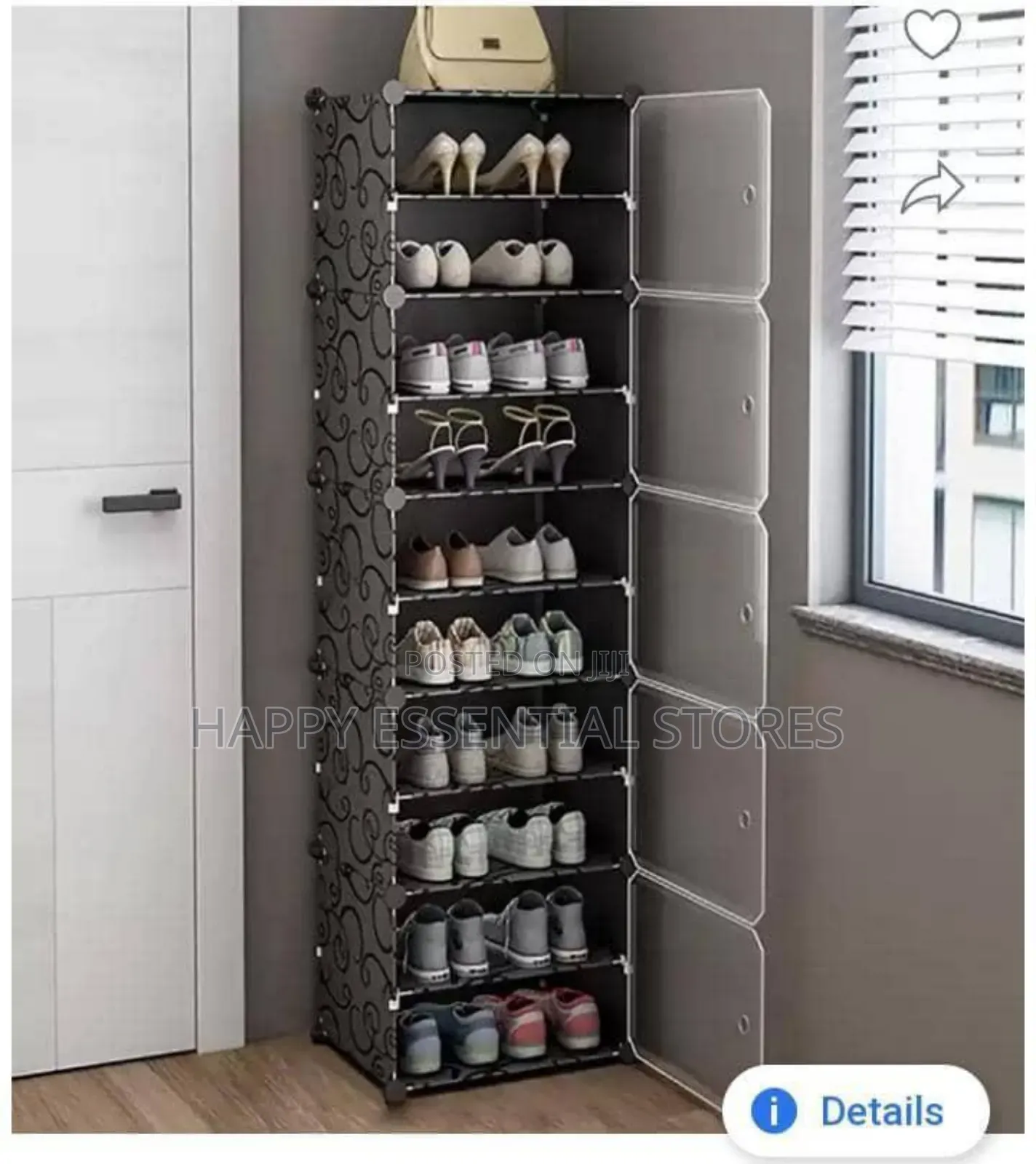 10layers Plastic Shoe Rack
