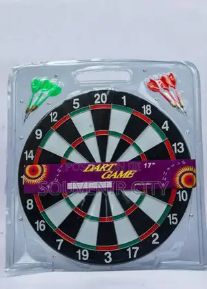 Dual 18 Inch Metal Dart Board With Needle