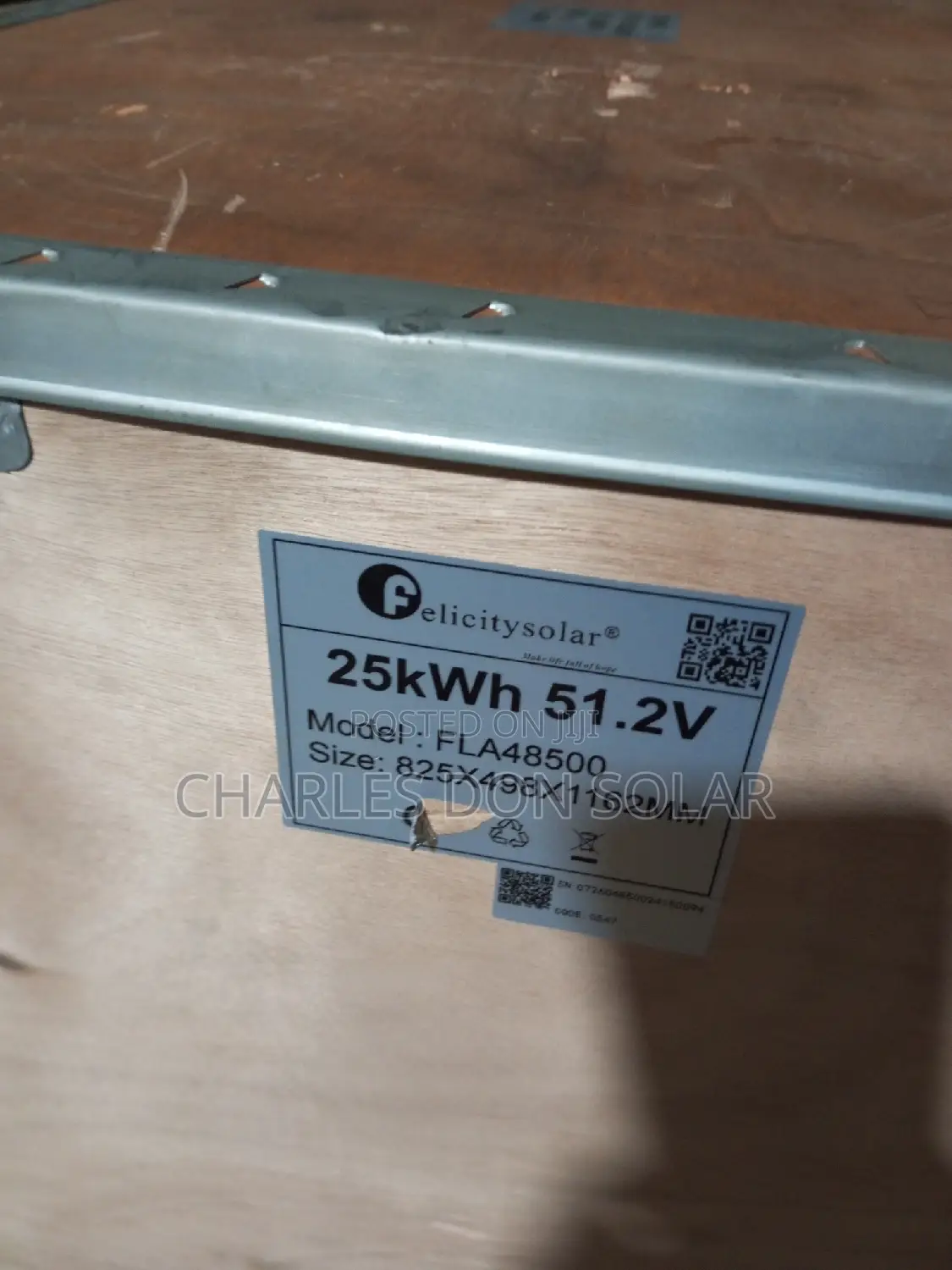 Felicity Lithium Ion Battery 25kwh