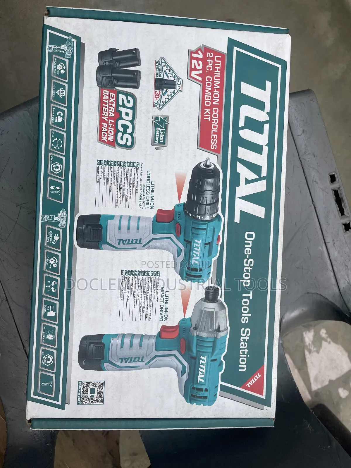 2 in One Total Cordless Machine 12V